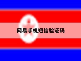 网易手机短信验证码