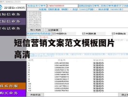 短信营销文案范文模板图片高清