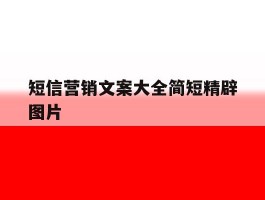短信营销文案大全简短精辟图片
